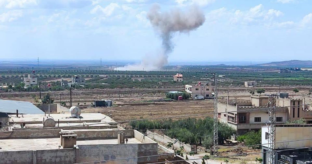 🇸🇾مسيرة تقوم باستهداف مزرعة في محافظة السويداء