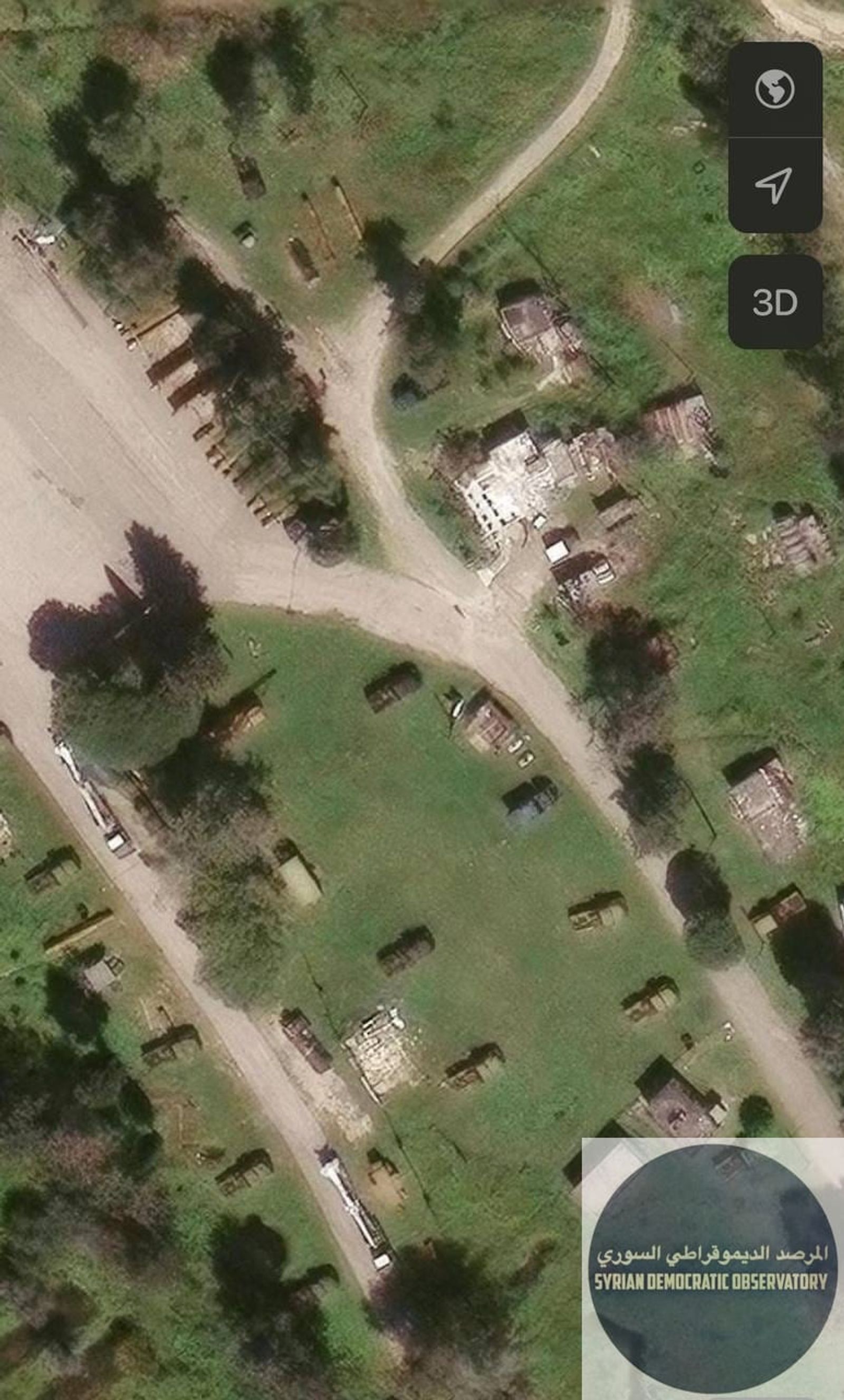 ء🇸🇾اللاذقية : صور قمنا بأخذها من خرائط غوغل لموقع مكان الانفجار في اللاذقية، وعلى مايبدو من الصور أنه موقع يوجد فيه صواريخ وآليات عسكرية.