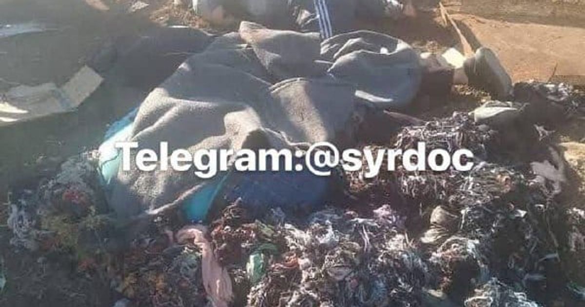 جثامين الشهداء الذين قضوا في إعدامات ميدانية تملىء شوارع السويداء