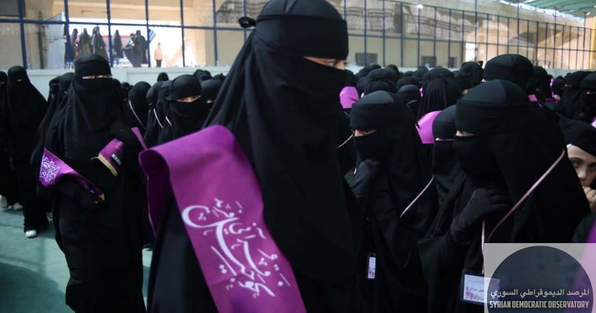 Honoring girls who have memorized the Qur’an in Idlib…