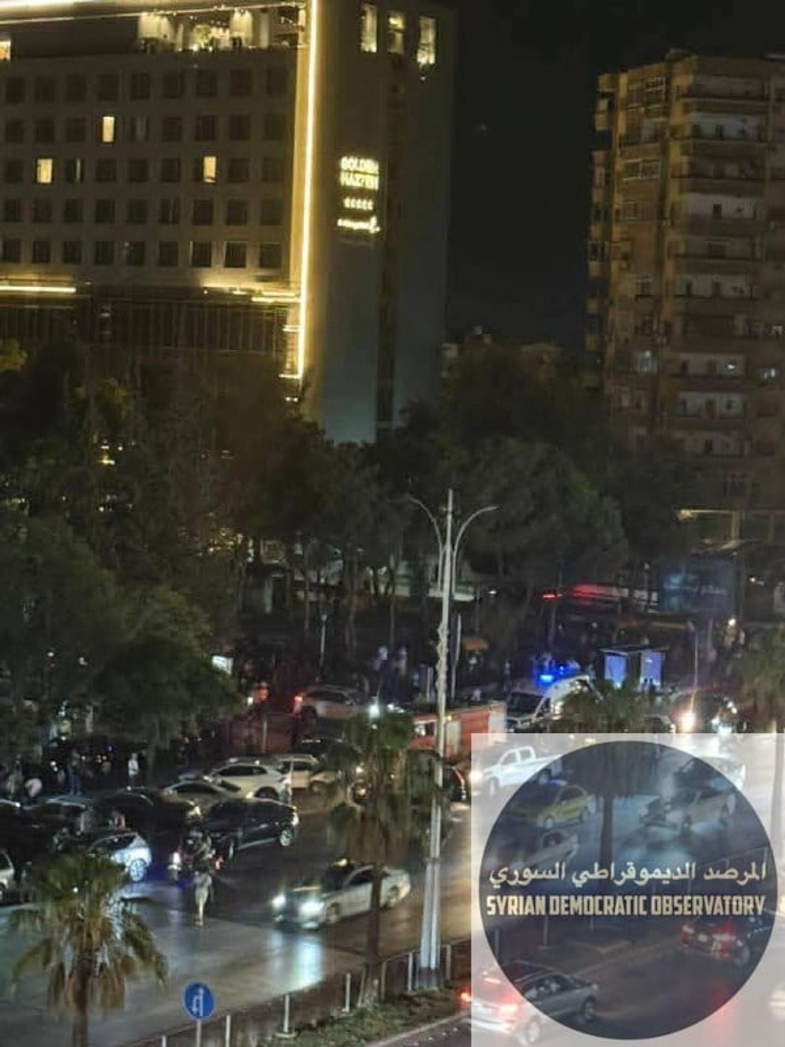 دمشق: انفجار عبو ناسفة مزرعة في سيارة قديمة بالقرب من فندق غولدن في المزة