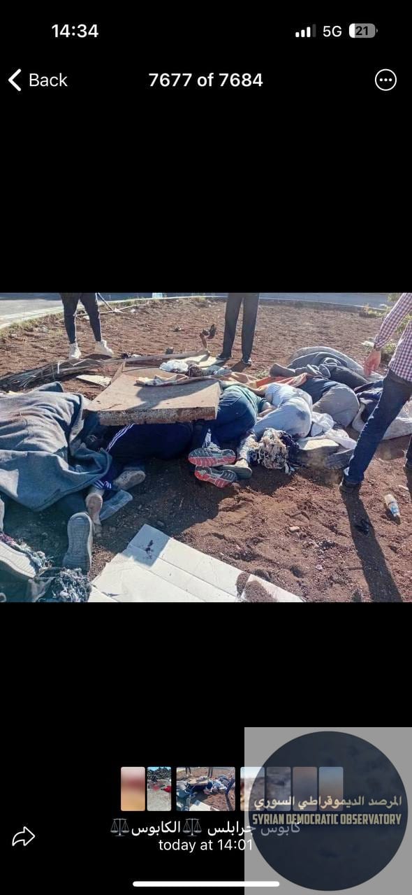 عدد من الحسابات والقنوات على تيلغرام تقوم بالتحريض على الدروز واتهامهم بارتكاب مجازر ضد البدو، وتستخدم صور لشهداء الدروز أو من الانترنت، وذلك كله بسبب انفضاح مجازر الإبادة بحق الدروز