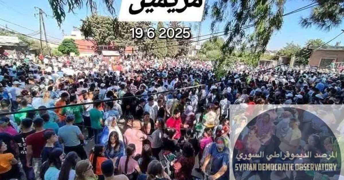 امتداد مظاهرات الطائفة المرشدية تنديداً بالانتهاكات والخطف والقتل الطائفي الذي يتعرضون له لتشمل عدد كبير من مناطقهم في سوريا، وشملت قرى مريمين، شين، الغسانية، العقربية، نزهة العاليات، بيدر رفيع، وبمدي