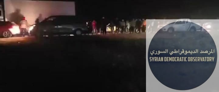 A convoy of vehicles armed with members of the (Aka ) organization attempted to sneak to the city of , the homeland of the sect in , at night, in a major violation of the undeclared agreements that th