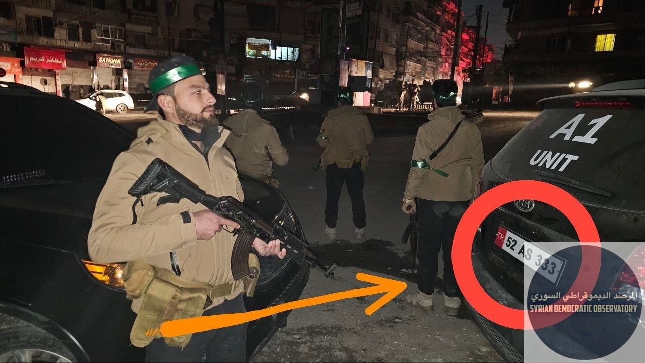 نشر أعلام ميليشيات الجولاني صور مفادها أن وحدات (A1) التابعة لما يسمى "الأمن العام" قامت بأنتشار أمني