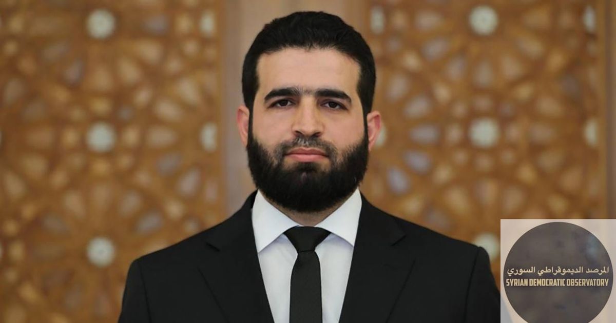 ماكتبته مسبقاً عن أنس خطاب وزير داخلية الجولاني :