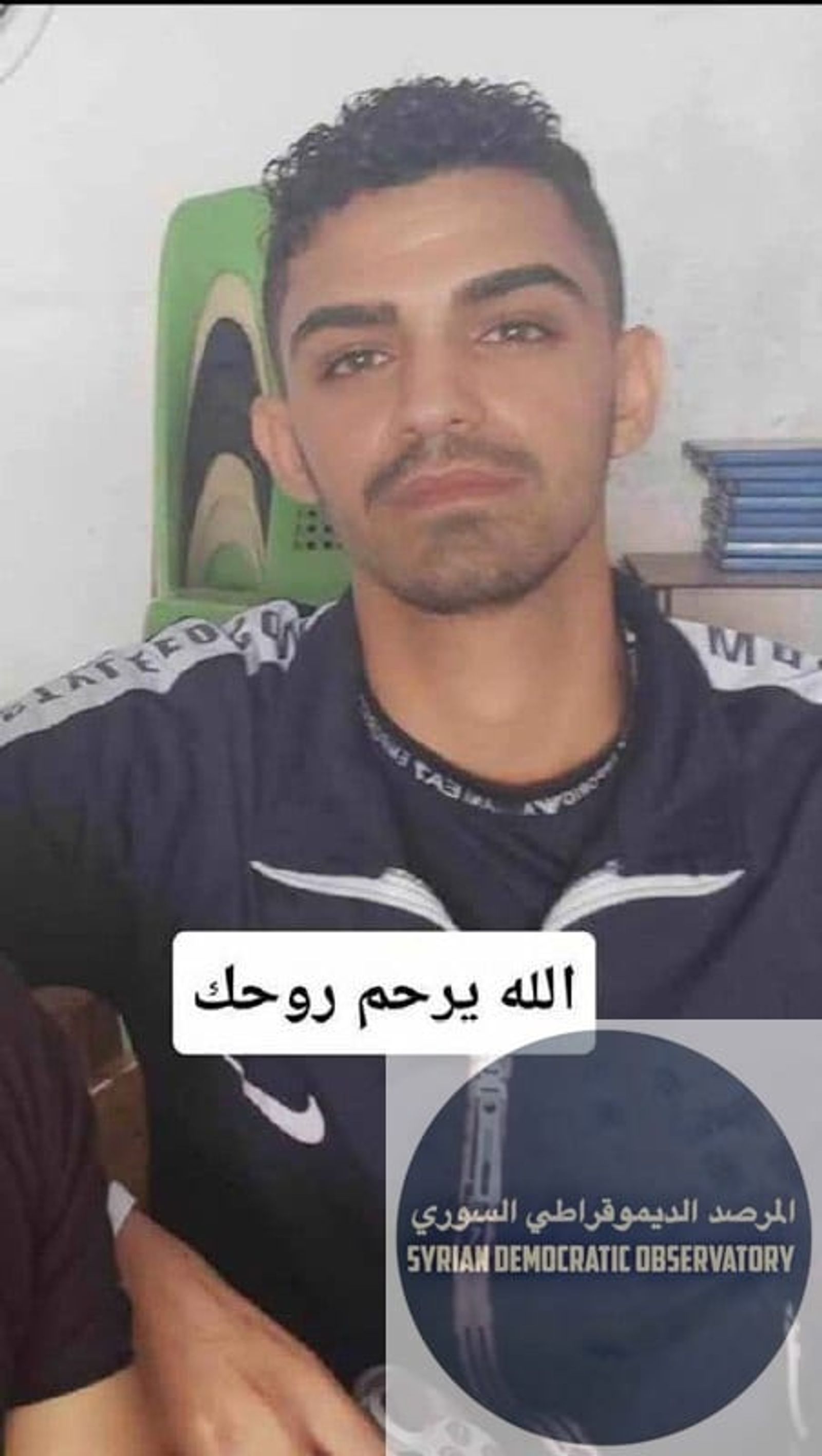 ميلشيا ( ) تقتل الشاب "شادي الخضر " العمر 24 عاماً في منزله في حي في مدينة في محافظة حماة.