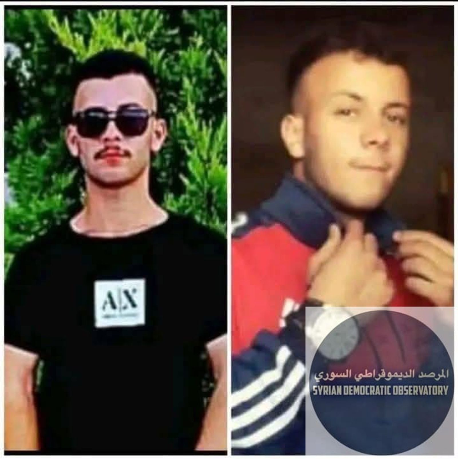 مقتل الشقيقان "قصي رامز حمود" و "عمار رامز حمود" يوم أمس على يد عناصر من ميليشيا في حي في مدينة أثناء الحملة الطائفية التي قام بها نظام الجولاني الجهادي.