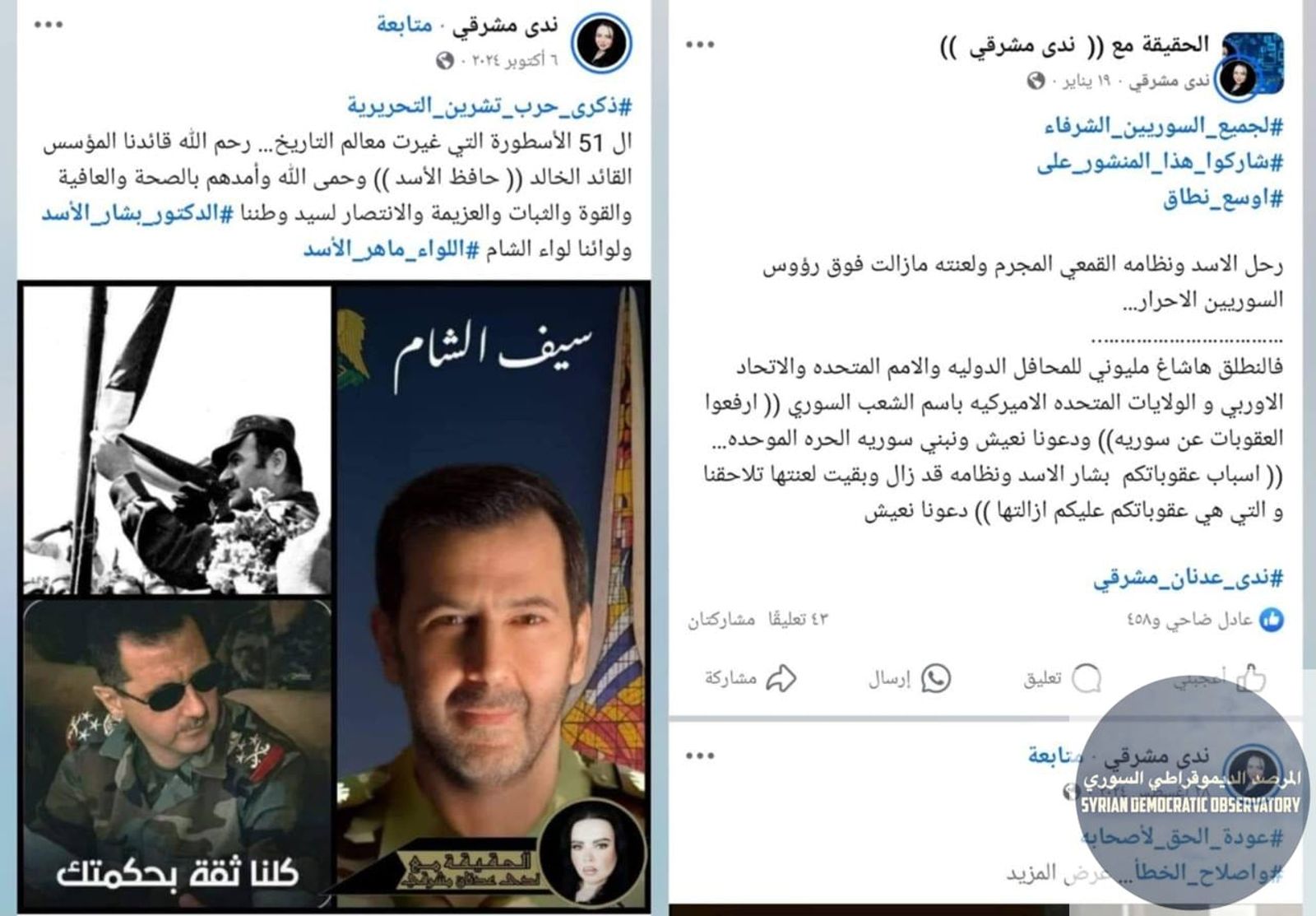 وزيرة خارجية ألمانيا تلتقي بشبيحة نظام الجولاني العلويين !