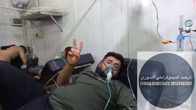 نقلاً عن وكالة أنباء هاوار السورية: حالات اختناق نتيجة إطلاق غازات مسيلة للدموع على المحتجين في الشيخ مقصود والأشرفية