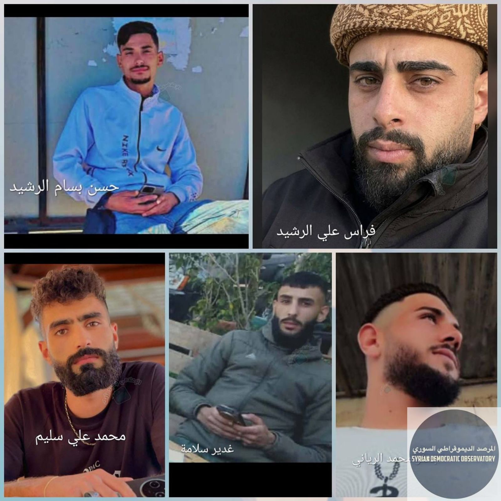 ميليشيات الأمن العام تقتل خمسة شبان من أبناء الطائفة العلوية في محيط تدمر بريف حمص