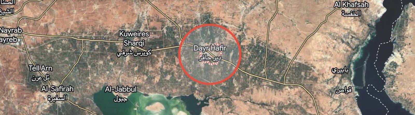 ريف حلب | دير حافر: اشتباكات وهجمات مستمرة من قبل فصائل الجولاني الإرهابية على بلدة دير حافر، بالإضافة لقصف مدفعي.