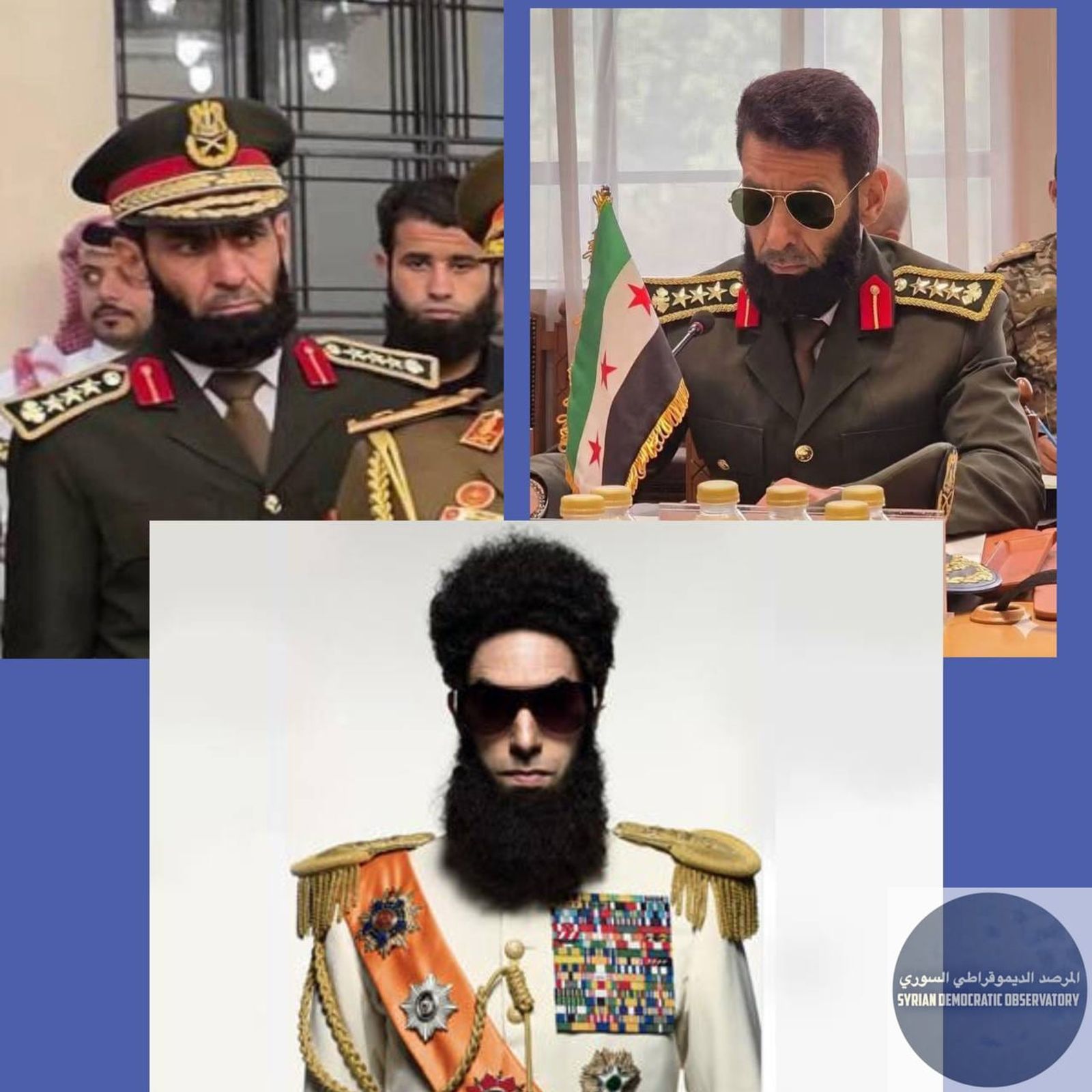 الجنرال علاء الدين من فلم الديكتاتور أصبح موجوداً في سوريا.