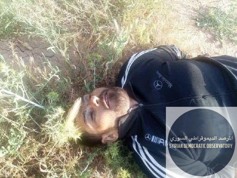 العثور على حثمان شاب كوردي بريف الحسكة بعد اعتقاله من قبل ميلشيات الأمن العام
