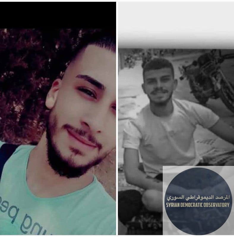 قامت ميلشيا هيئة (المعروف ب ) على حاجز لها في قرية في ريف حمص الغربي باختطاف الأخوين: