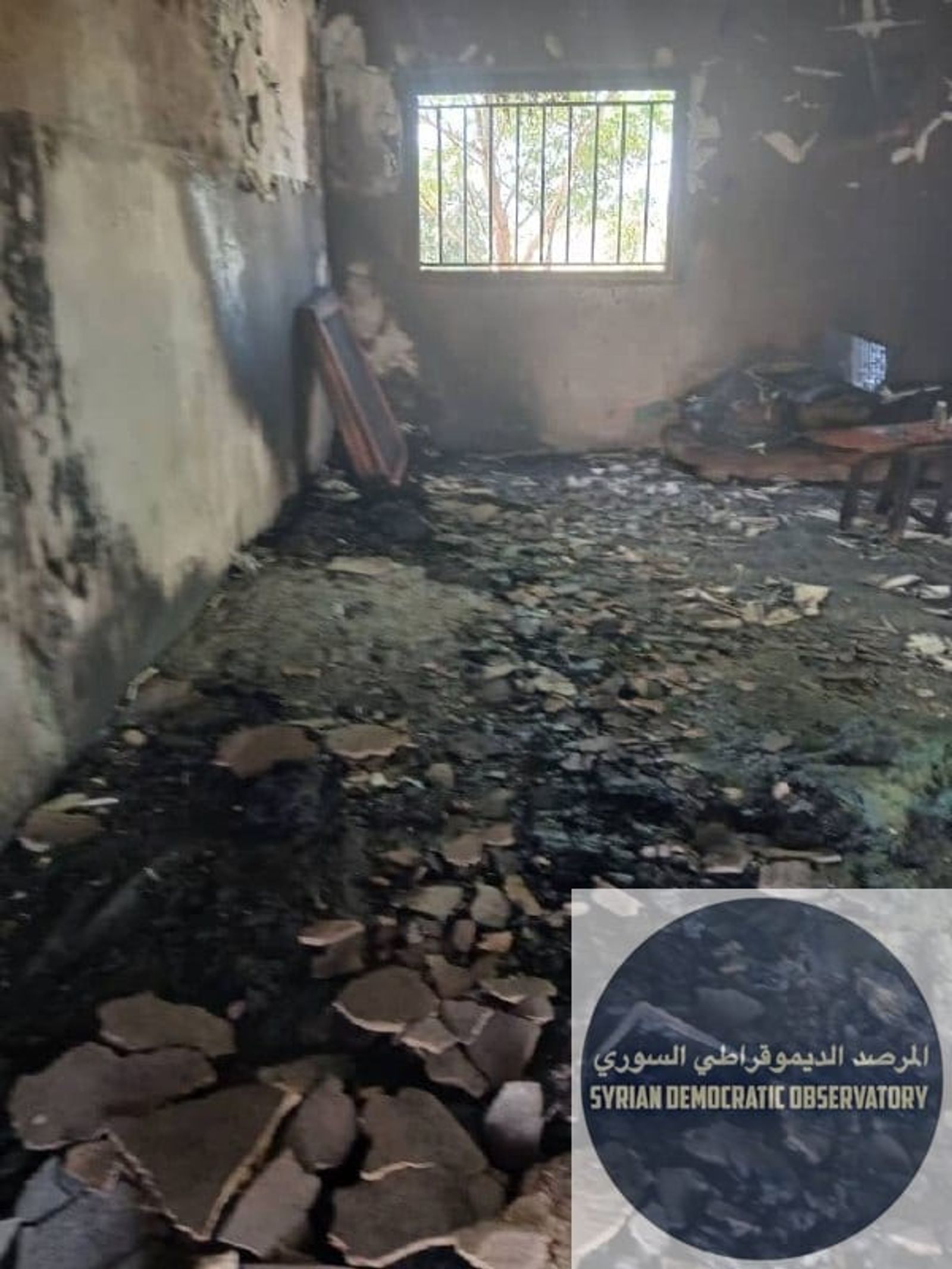 حرق مقام ديني للطائفة العلوية في ريف حمص