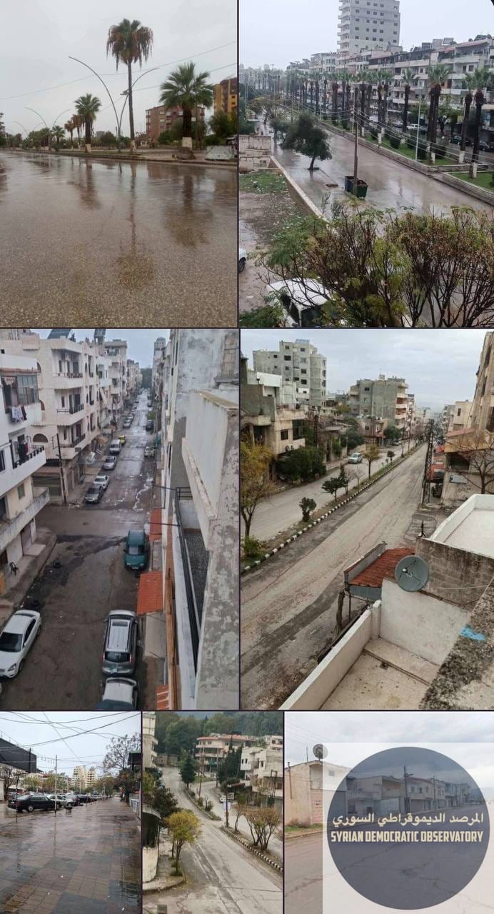 المزيد من الصور لإضراب الكرامة في مناطق غرب سورية تأكيداً على المطالب بنظام حكم فيدرالي، ووقف الانتهاكات الطائفية