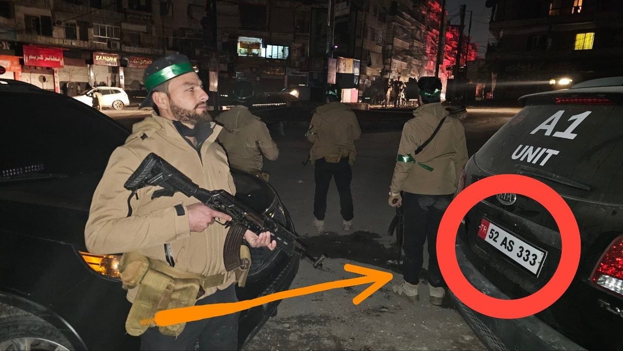 نشر أعلام ميليشيات الجولاني صور مفادها أن وحدات (A1) التابعة لما يسمى "الأمن العام" قامت بأنتشار أمني