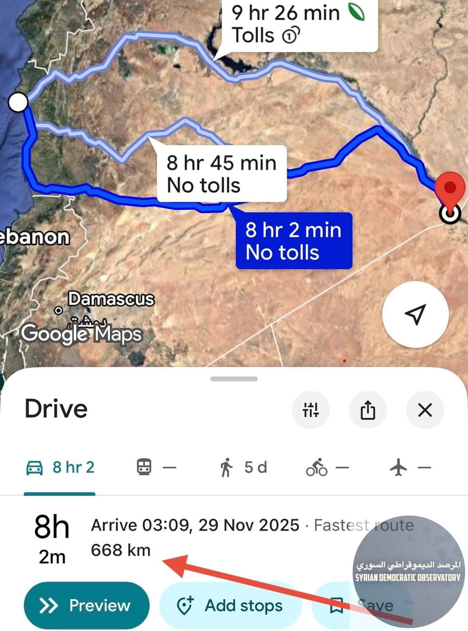 نقل 100 علوي من عملهم في مرفأ اللاذقية إلى البوكمال في ديرالزور - 668 كم بسبب مشاركتهم في الاعتصامات السلمية
