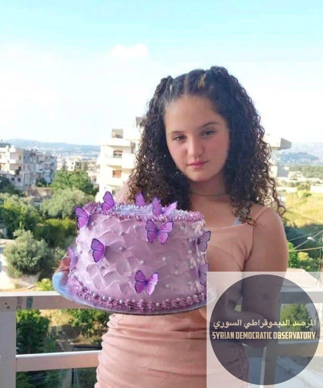 السويداء : استشهاد الطفلة جودي سليمان في مدينة السويداء