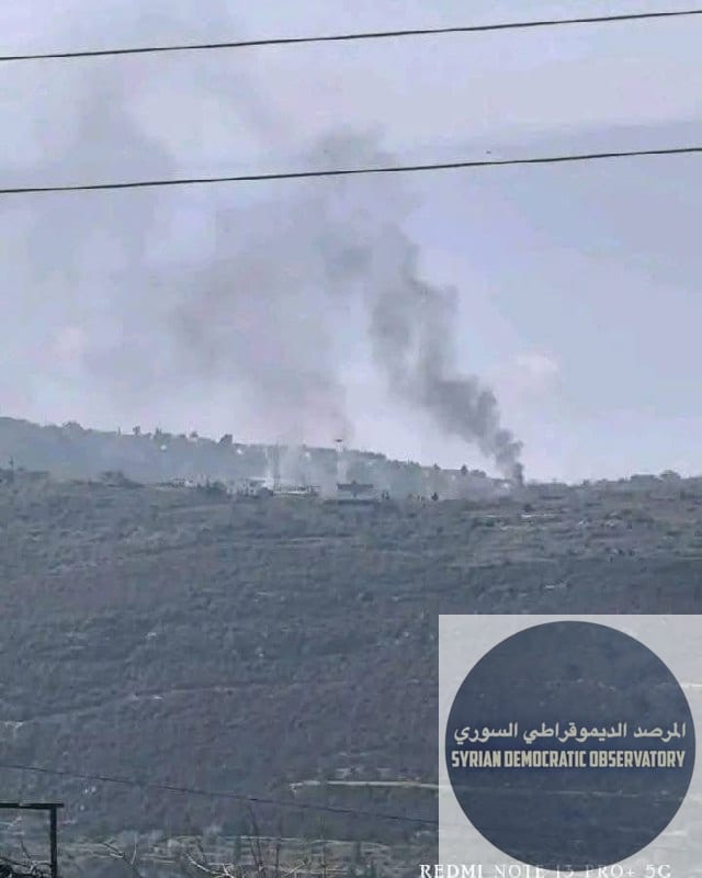 عناصر من تنظيم هيئة تحرير الشام الإرهابي يقومون بحرق منازل في قرى منطقة التالية ، ، ، وأنباء عن نزوح سكاني كبير جداً منذ الأمس نحو الجبال والأحراش هرباً من بطش التنظيم الإرهابي.