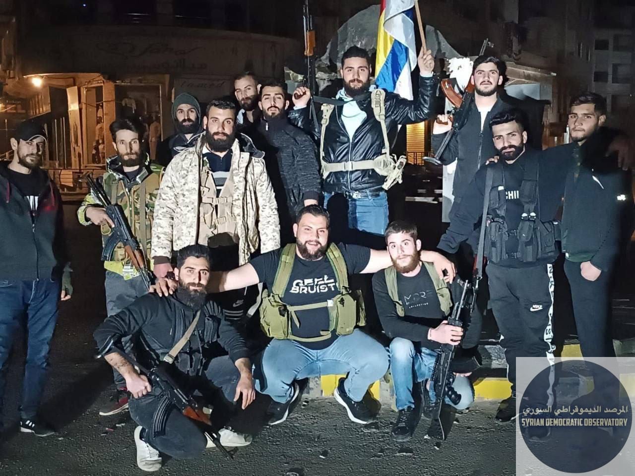 صحنايا : انسحاب ميلشيات نظام الجولاني الجهادي من بلدة في ريف دمشق، وعودة انتشار المقاتلين .