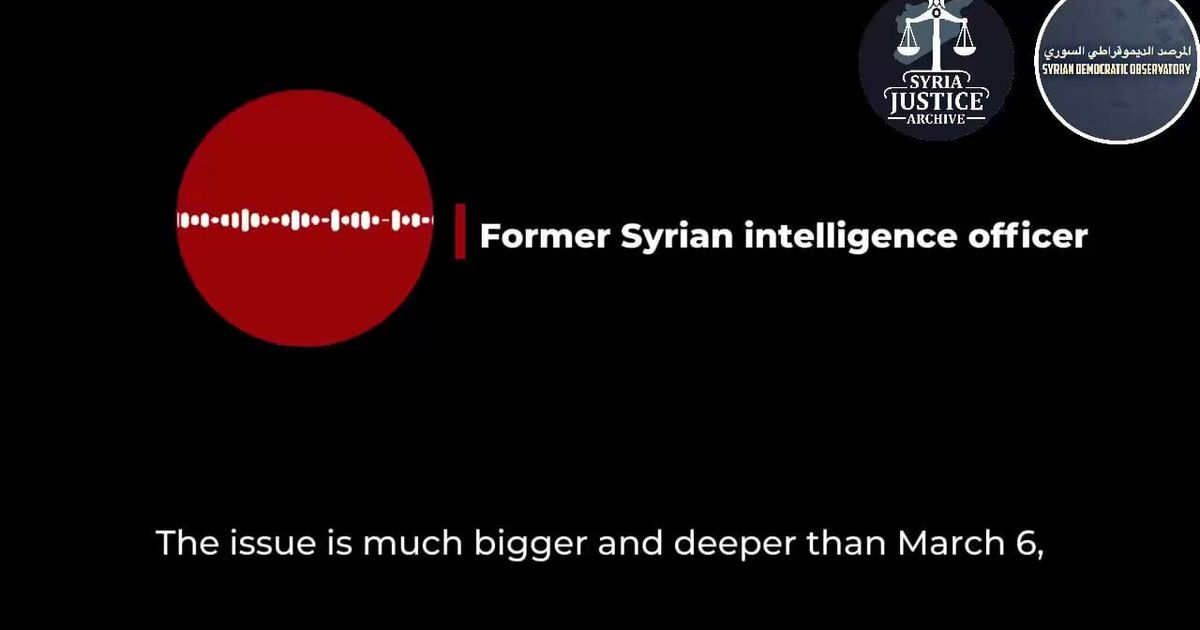 ننشر تقرير مهم جداً متعلق بأحداث 6 آذار/ مارس 2025 و ماتالها من مجازر.