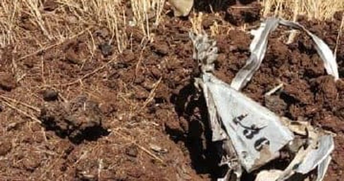 درعا: سقوط خزانات وقود الطائرات اسرائيلية Drop tank في مدينة إنخل بمحافظة درعا